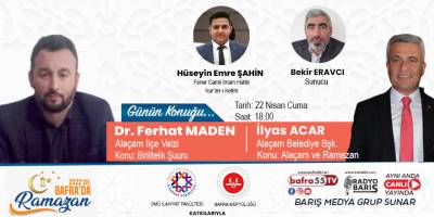 Alaçam Belediye Başkanı ve Alaçam İlçe Vaizi 2022’de Ramazanın konuğu