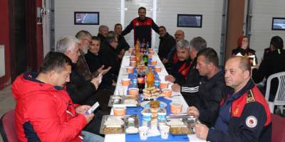 Havza’da itfaiye ve 112 çalışanların iftarda buluştu
