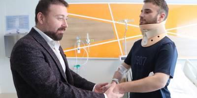 Samsun'da dünyada çok nadir görülen tümörden ameliyatla kurtuldu