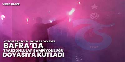 Trabzonsporlular Meydana akın etti.