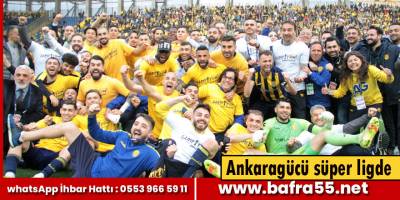 Ankaragücü süper ligde