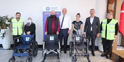 Canik'te “Mavi kapaklar” engelleri kaldırıyor