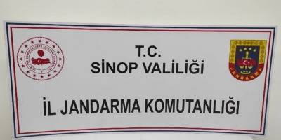 Türkeli'de ruhsatsız tabanca ele geçirildi