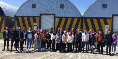 OMÜ’lü öğrenciler Türkiye’nin kuzeye açılan kapısı Samsun Lojistik Merkezi'nde