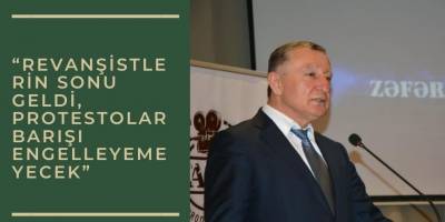 “Revanşistlerin sonu geldi, Protestolar barışı engelleyemeyecek”