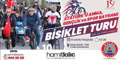 19 MAYIS BİSİKLET TURU YİNE COŞKULU GEÇECEK