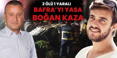 Bafra'da kahreden kaza