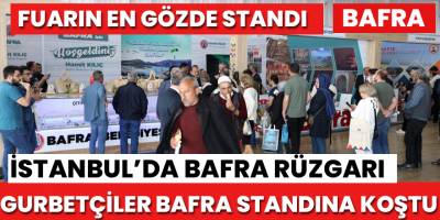 Fuarın en gözde standı Bafra Belediyesi'nin standı