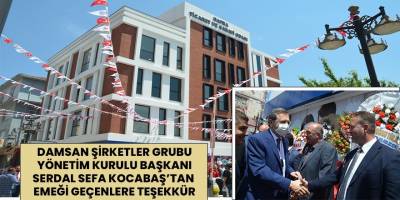 Damsan Şirketler Grubundan Teşekkür