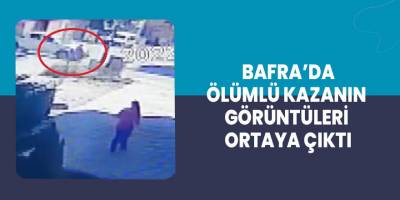 Bafra'da ölümlü kaza