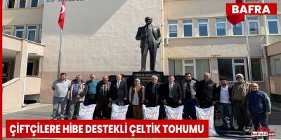 Çiftçilere Hibe Destekli Çeltik Tohumu