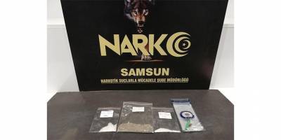 Motosikletinde uyuşturucu ile yakalanan şahıs gözaltına alındı