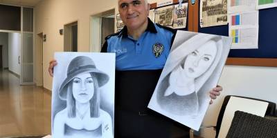Ressam polis, 20 sergi açtı