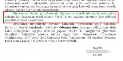 Genç avukat baroya açtığı davayı kazandı