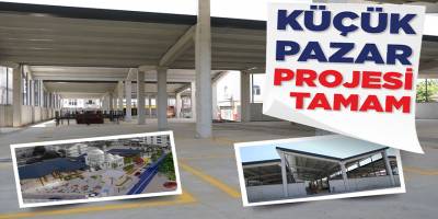 MODERN KAPALI KÜÇÜK PAZAR PROJESİ TAMAM