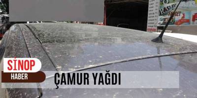 Sinop'ta çamur yağdı