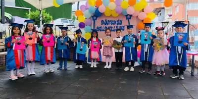 Miniklerin mezuniyet heyecanı