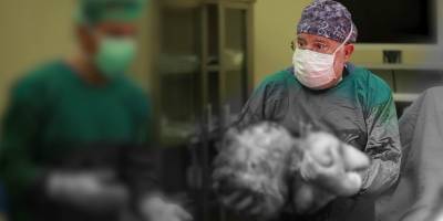 16,9 kiloluk dev kitle 40 yıllık doktoru bile şaşırttı