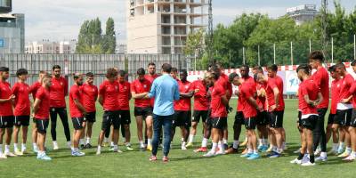 Samsunspor efsanelerinden Samsunspor futbolcularına destek