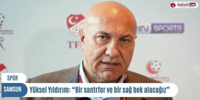 Yüksel Yıldırım: “Bir santrfor ve bir sağ bek alacağız”