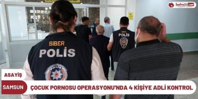 Çocuk pornosu operasyonunda 4 kişiye adli kontrol