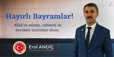 Erol Andiç Kurban Bayram Mesajı