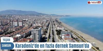 Karadenizde en fazla dernek Samsun'da