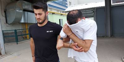 Samsun'da Uyuşturucuyla yakalanan şahıs adliyeye sevk edildi