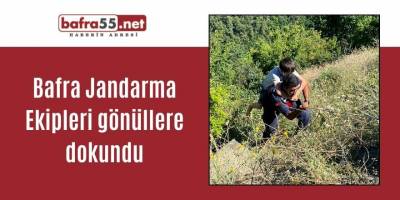 Bafra Jandarma Ekipleri gönüllere dokundu