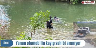 Yanan otomobilin kayıp sahibi aranıyor