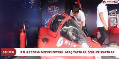 5 TL ile 200 km giden elektrikli araç yaptılar, ödülleri kaptılar