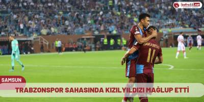 Trabzonspor sahasında Kızılyıldız'ı mağlup etti