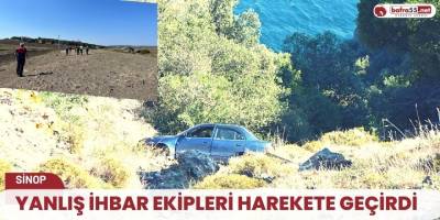 Yanlış ihbar ekipleri harekete geçirdi
