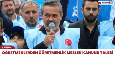 Öğretmenlerden Öğretmenlik Meslek Kanunu talebi
