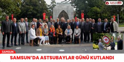 Samsun’da Astsubaylar Günü kutlandı