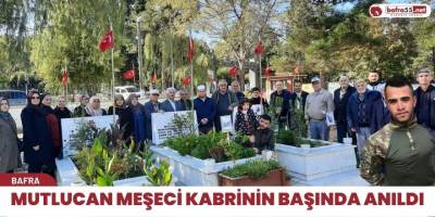 Mutlucan Meşeci Kabri Başında Anıldı
