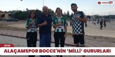 Alaçamspor Bocce'nin ‘milli’ gururları