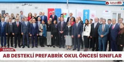 AB destekli prefabrik okul öncesi sınıflar