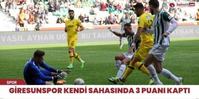 Giresunspor kendi sahasında 3 puanı kaptı