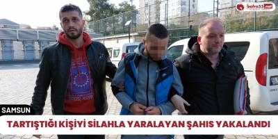 Tartıştığı kişiyi silahla yaralayan şahıs yakalandı