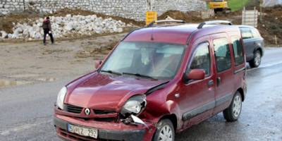 SAMSUN’DA TRAFİK KAZASI: 1 YARALI