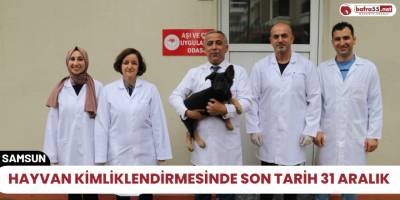 Hayvan kimliklendirmesinde son tarih 31 Aralık