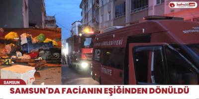 Samsun'da facianın eşiğinden dönüldü