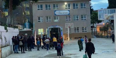 Sinop'ta ağaçta kalan topunu almak isteyen öğrenci düştü