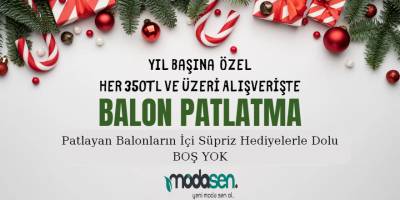 Modase AVM ile yeni yıla hediyenizle girin