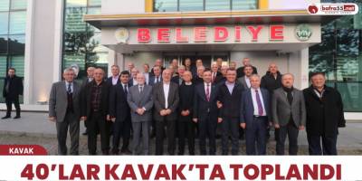 40’ lar Kavak'ta Toplandı