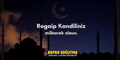 Bafra Soğutma İşletme Sahibi Samet Yılmaz Regaip Kandili mesajı yayımladı. 