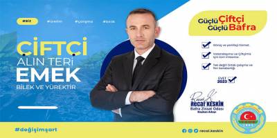 Ziraat odası başkan adayı Recai Keskin