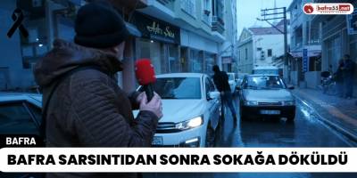 Bafra'da Yaşanan Sarsıntıda Devlet Hastanesinde Panik Yaşandı