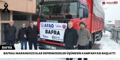 Bafralı Marangozcular Depremzedeler Üşümesin Kampanyası Başlattı